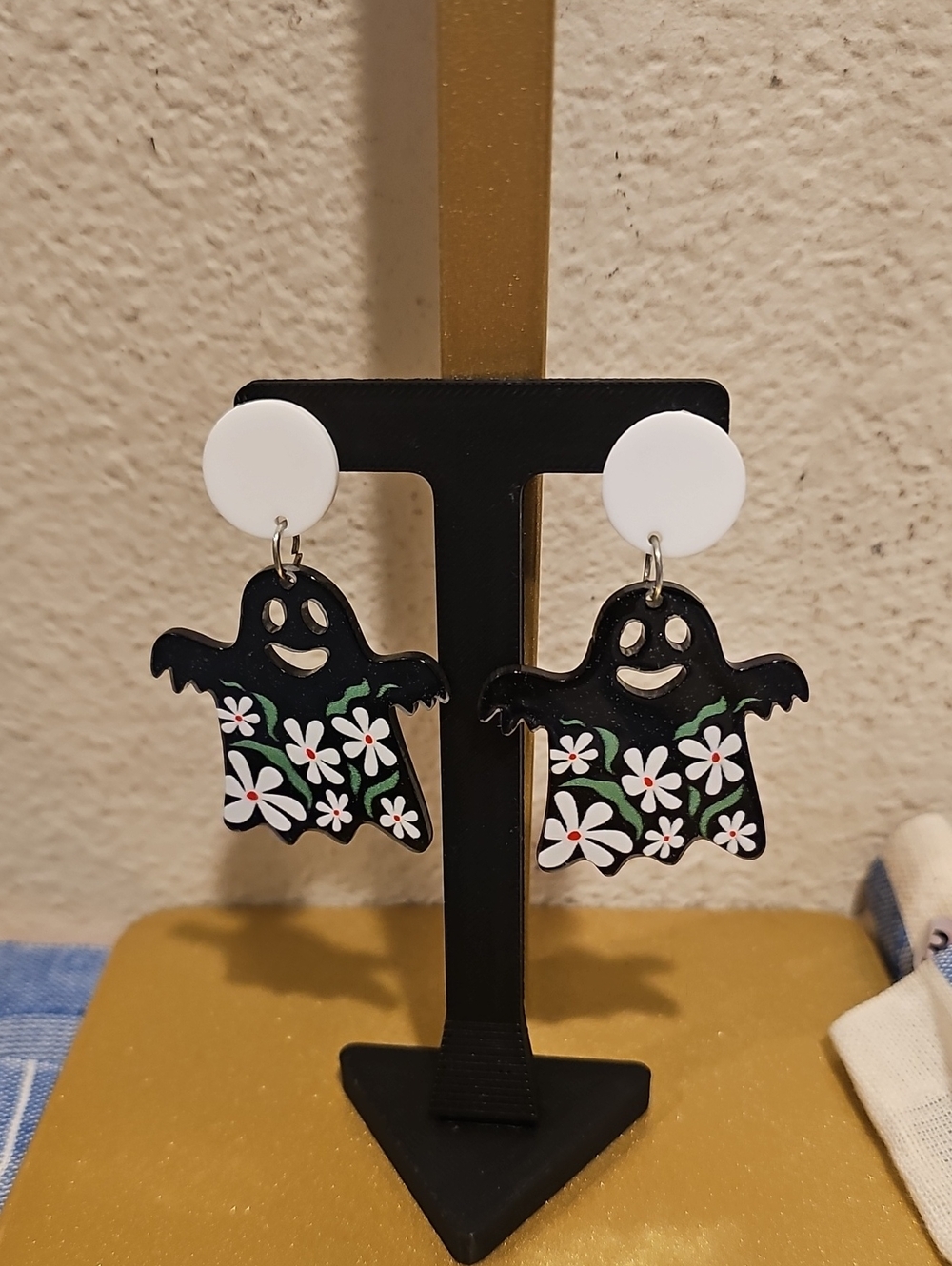 Ghost Flower Earings